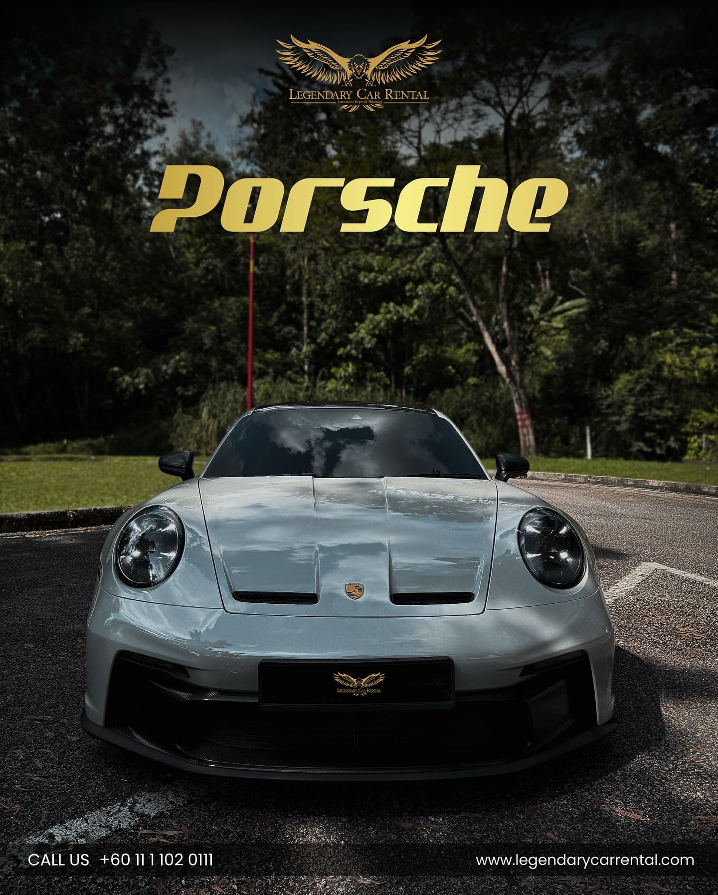 Rent a 2023 Porsche 911 GT3 in Kuala Lumpur — A road-legal race car from Stuttgart.